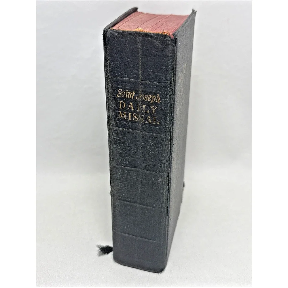 Vtg 1950 St Joseph Daily Missal Official Catholic Prayer Book Mass Catholic 50s